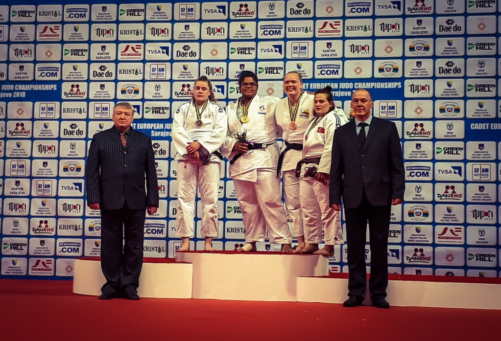 Podium des Championnats d’Europe Cadets