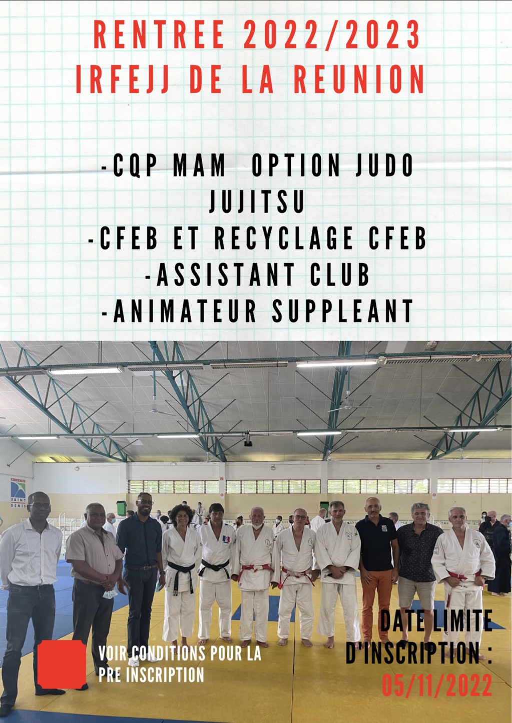 Inscription formation CQP MAM 2022/2023