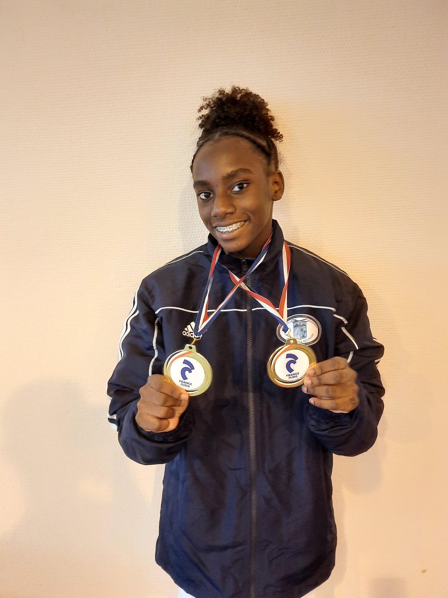 Rayhane Ibouroi Championne de France en Jujitsu Fighting -48kg Cadets et Juniors 19/02/2022