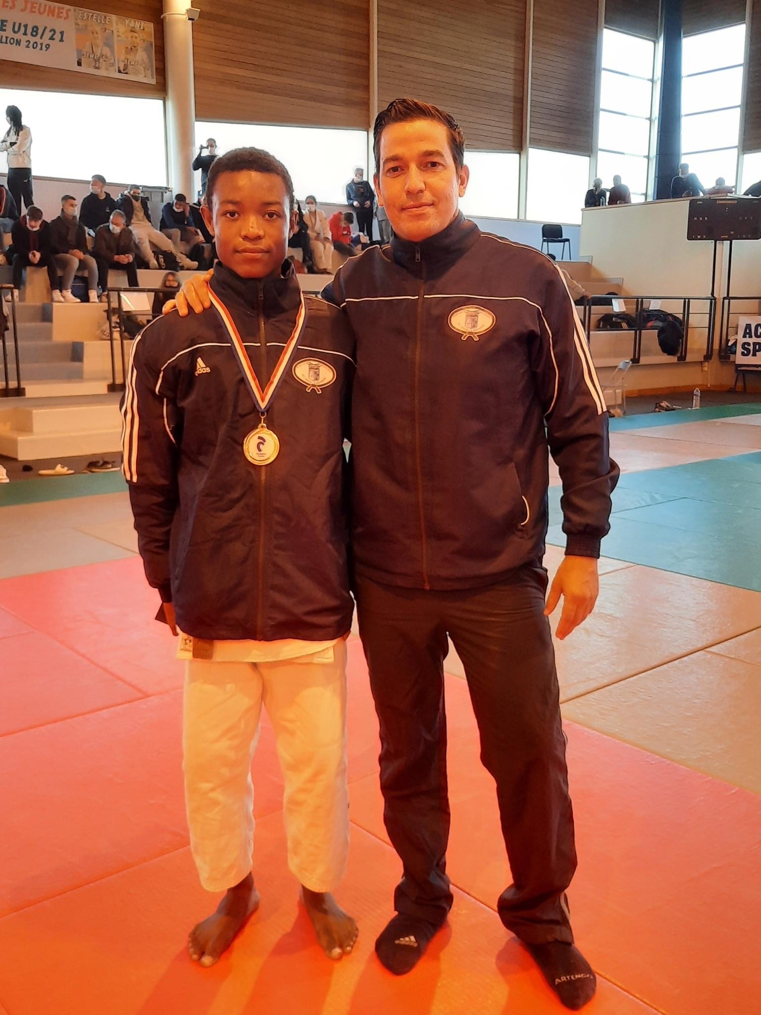 Ismael Abdallah Champion de France de Jujitsu Fighting Cadets -50kg (19/02/2022)